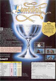 Advert for Lancelot on the Atari 8-bit.