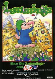 Advert for Lemmings on the Microsoft DOS.