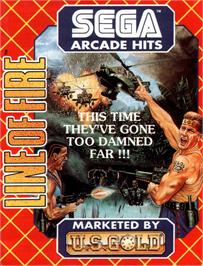 Advert for Line Of Fire on the Atari ST.
