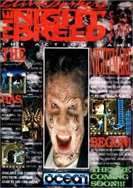 Advert for Nightbreed - The Action Game on the Commodore Amiga.