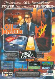 Advert for Oil Imperium on the Commodore Amiga.