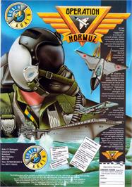 Advert for Operation Hormuz on the Commodore 64.