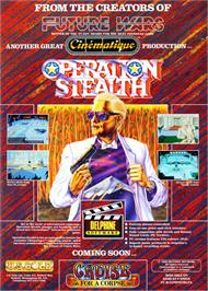 Advert for Operation Stealth on the ScummVM.
