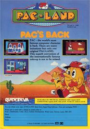 Advert for Pac-Land on the Nintendo Wii U.