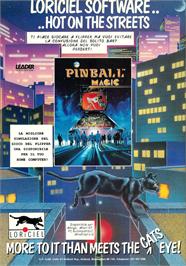 Advert for Pinball Magic on the Commodore Amiga.