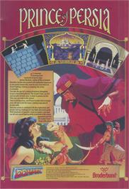 Advert for Prince Of Persia on the Atari 8-bit.