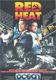 Advert for Red Heat on the Commodore Amiga.