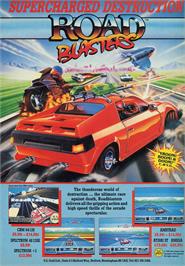 Advert for RoadBlasters on the Atari ST.