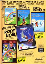 Advert for Rody And Mastico on the Amstrad CPC.
