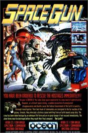 Advert for Space Gun on the Amstrad CPC.