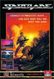 Advert for Starblade on the Atari 8-bit.