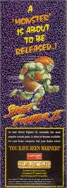 Advert for Street Fighter 2 on the Commodore Amiga.