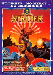 Advert for Strider 2 on the Sega Genesis.