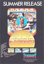Advert for Summer Olympiad on the Commodore 64.