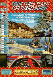 Advert for Super Monaco GP on the Arcade.