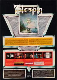 Advert for Talespin on the Commodore Amiga.