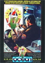 Advert for Voyager on the Microsoft DOS.