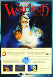 Advert for Warlock - The Avenger on the Atari ST.