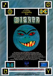 Advert for Wicked on the Commodore Amiga.