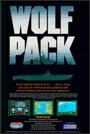 Advert for Wolfpack on the Commodore Amiga.
