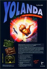 Advert for Yolanda on the Commodore Amiga.