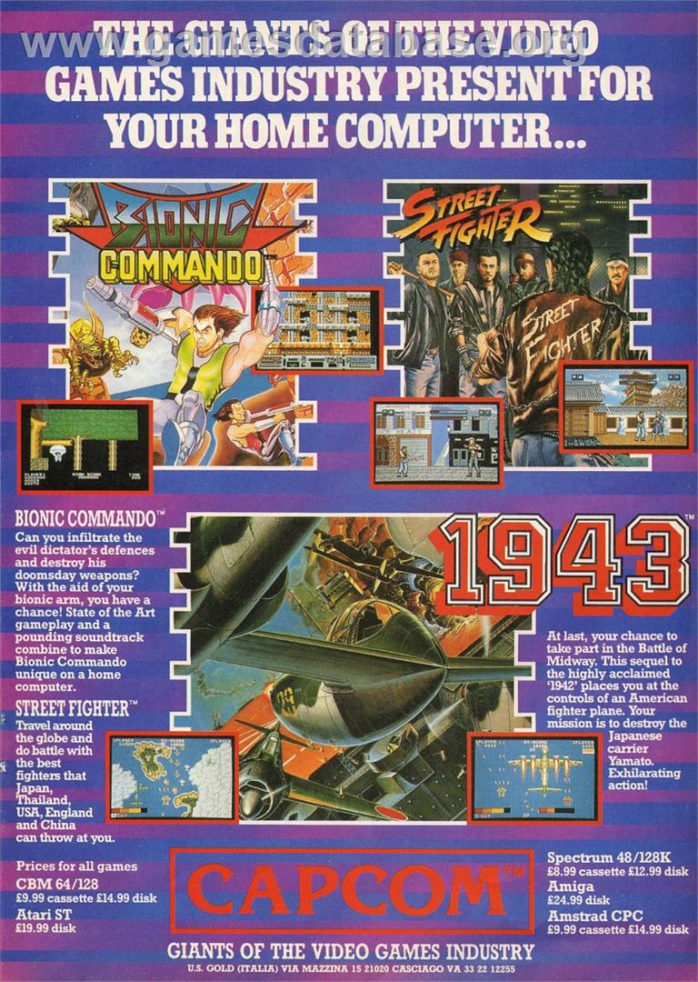 1943 - The Battle Of Midway - Atari ST - Artwork - Advert