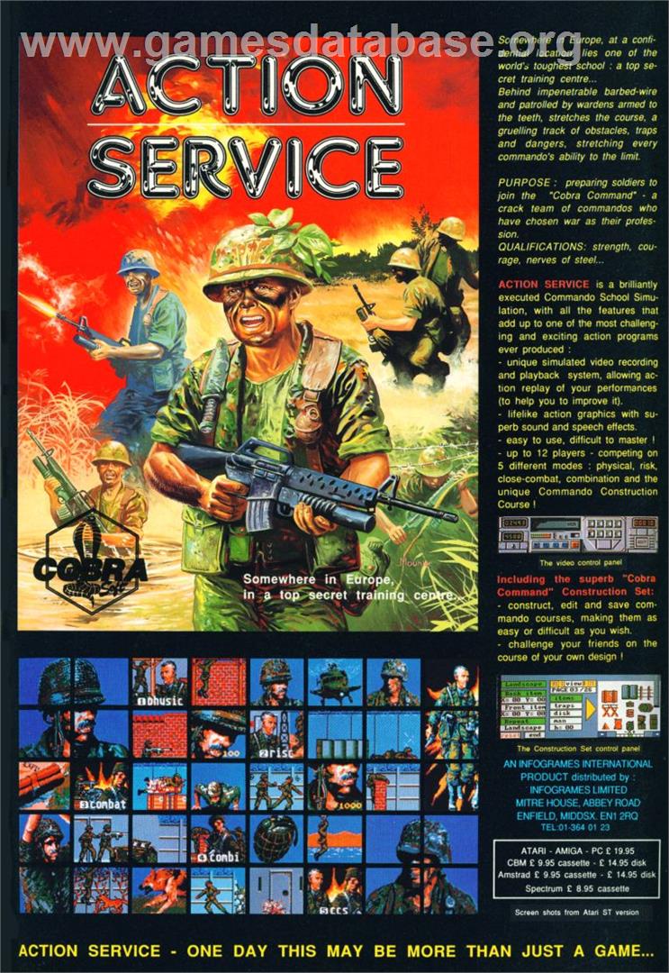 Action Pack - Commodore Amiga - Artwork - Advert