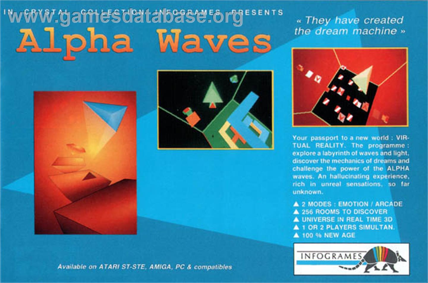 Alpha Waves - Microsoft DOS - Artwork - Advert