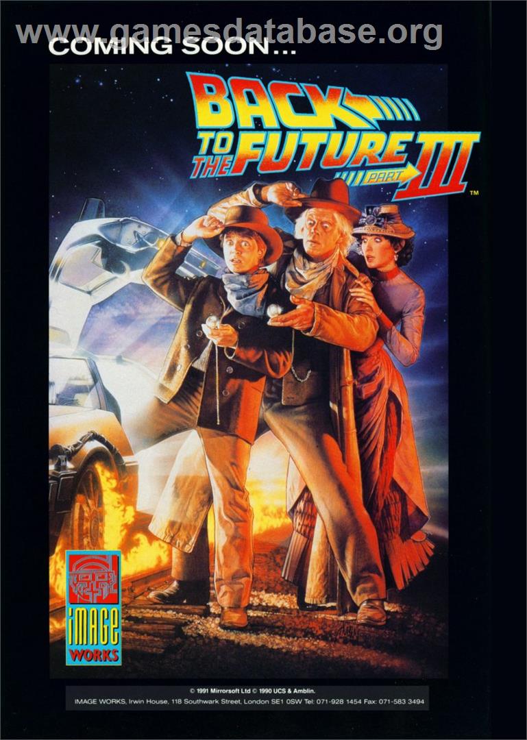 Back to the Future 2 - Amstrad CPC - Artwork - Advert
