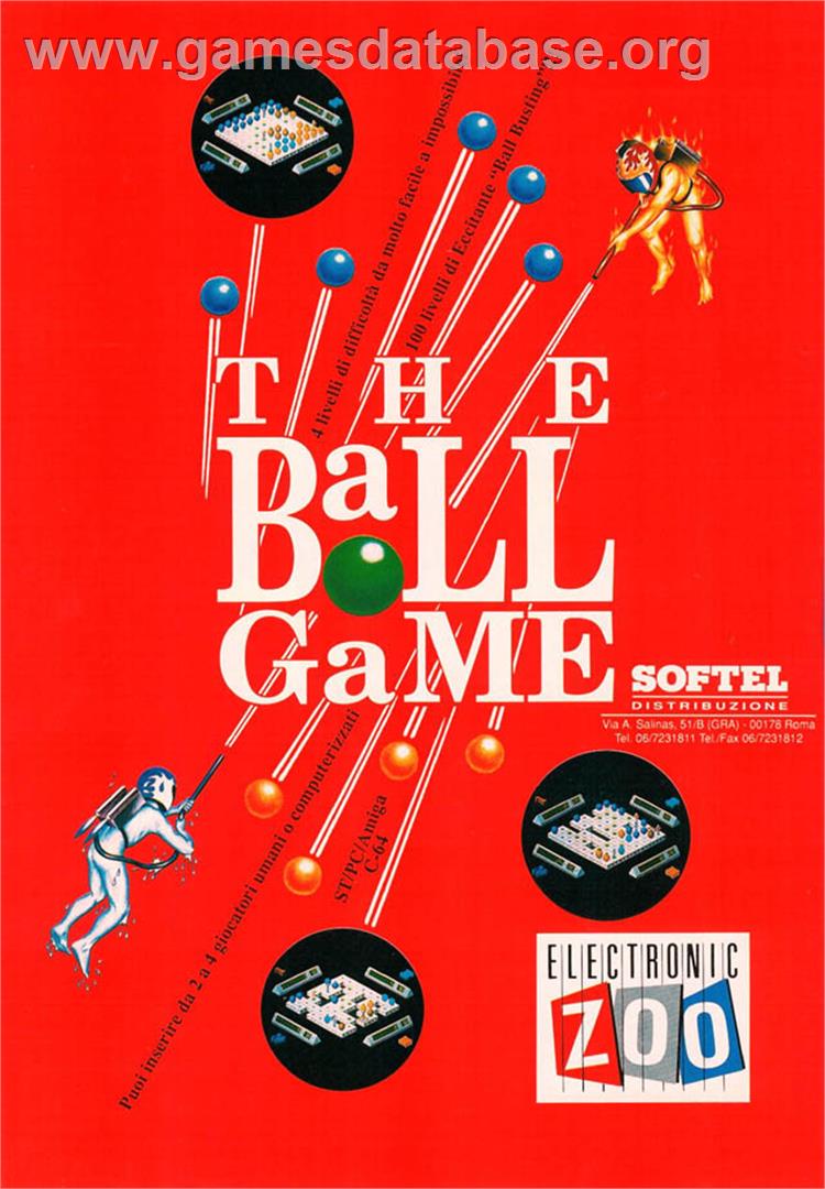 Ball Game, The - Commodore Amiga - Artwork - Advert