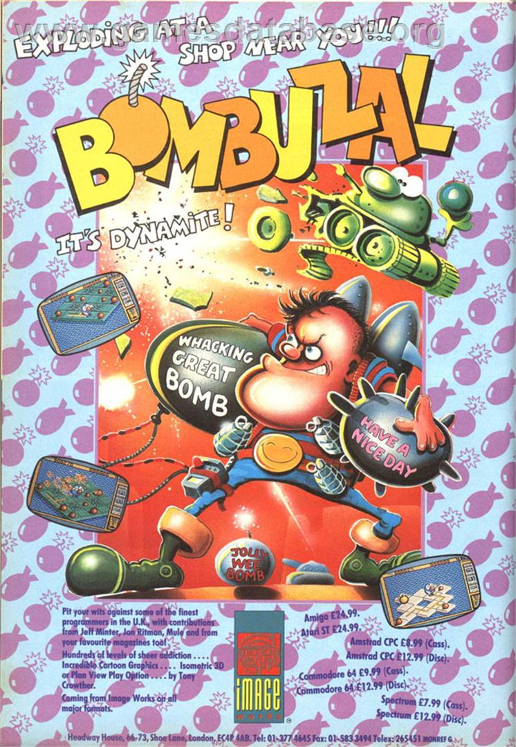 Bombuzal - Microsoft DOS - Artwork - Advert