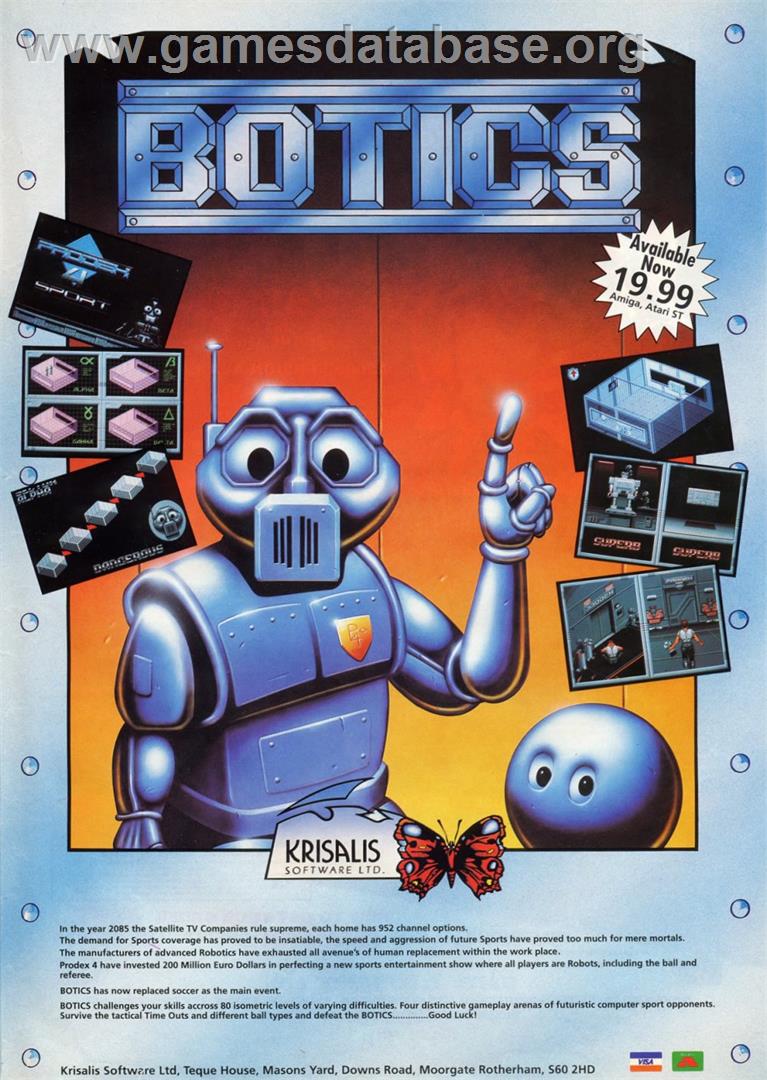 Botics - Atari ST - Artwork - Advert