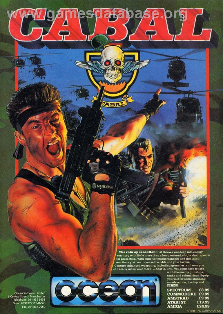 Cabal - Atari Lynx - Artwork - Advert
