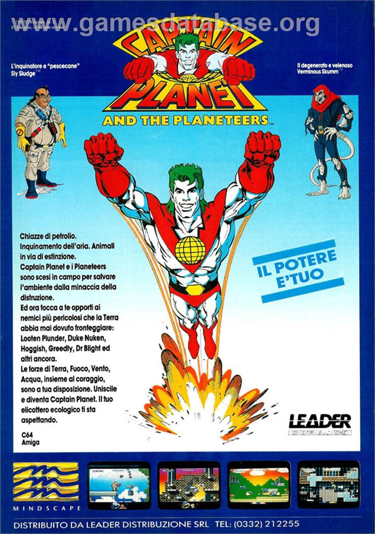 Captain Planet and the Planeteers - Atari ST - Artwork - Advert
