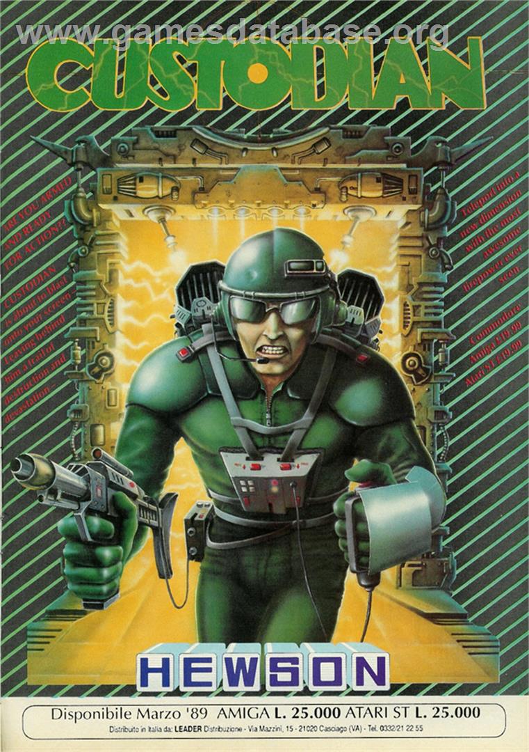 Custodian - Atari ST - Artwork - Advert