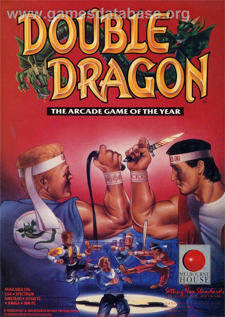 Double Dragon - Atari ST - Artwork - Advert