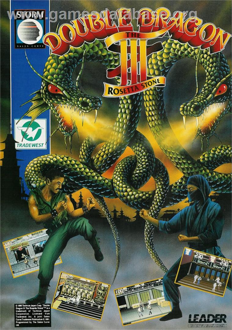 Double Dragon 3 - The Rosetta Stone - Atari ST - Artwork - Advert