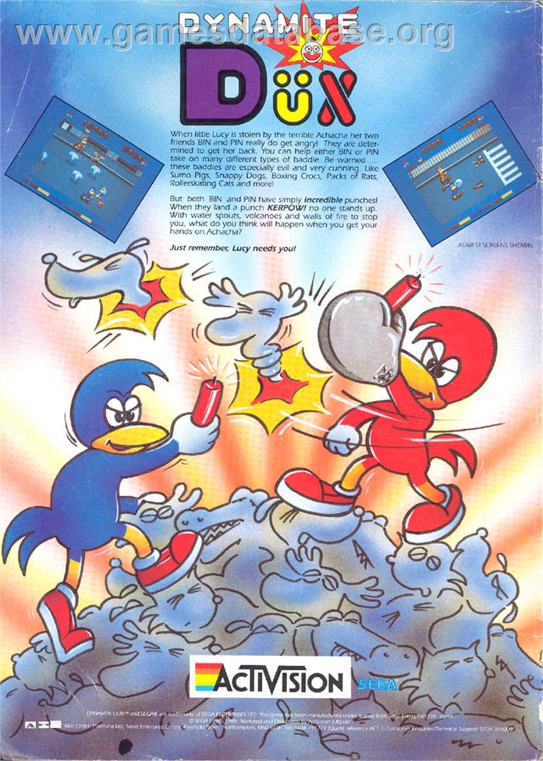 Dynamite Düx - Amstrad CPC - Artwork - Advert