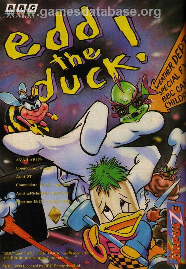 Edd the Duck - Commodore Amiga - Artwork - Advert