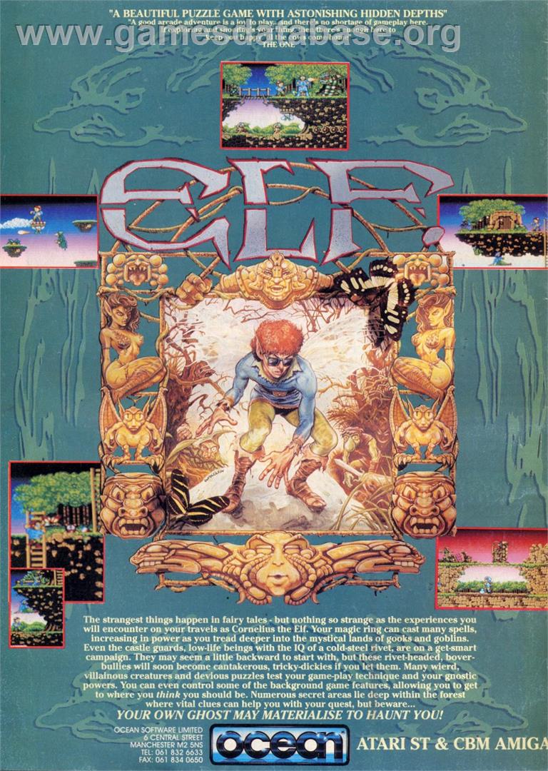 Elf (microvalue) - Commodore Amiga - Artwork - Advert