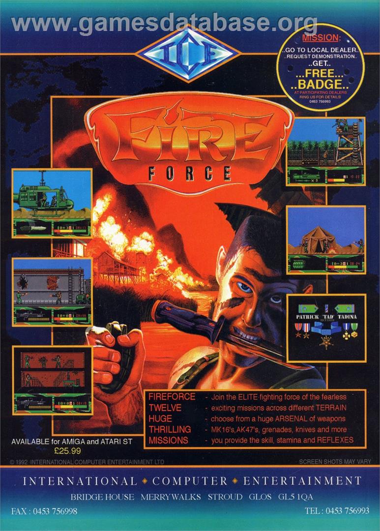 Fire Force - Tandy TRS-80 - Artwork - Advert