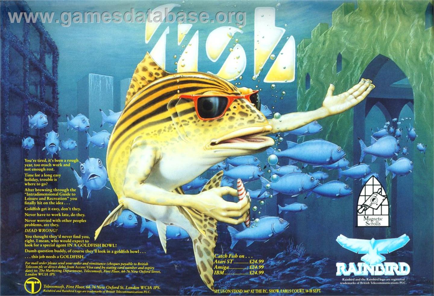 Fish - Microsoft DOS - Artwork - Advert