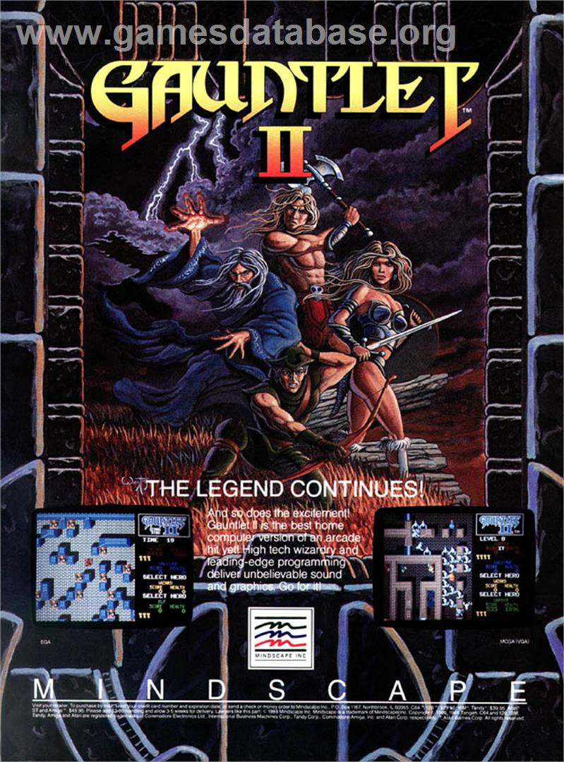 Gauntlet 2 - Atari ST - Artwork - Advert
