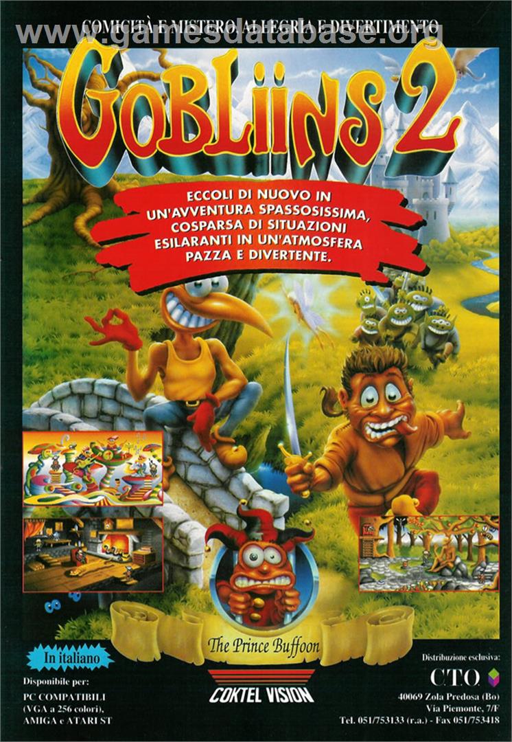 Gobliins 2: The Prince Buffoon - ScummVM - Artwork - Advert