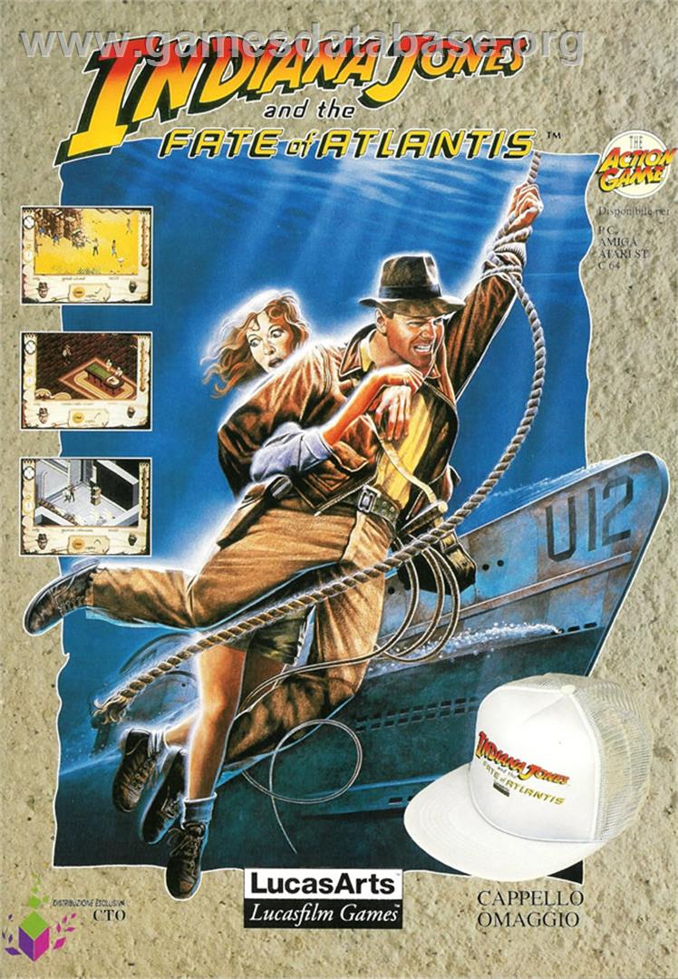 Indiana Jones and the Fate of Atlantis - Atari ST - Artwork - Advert