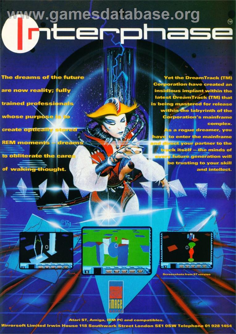 Interphase - Commodore Amiga - Artwork - Advert