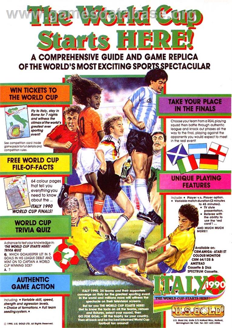 Italy 1990 - Atari ST - Artwork - Advert