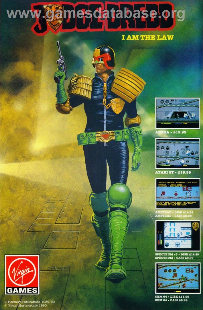 Judge Dredd - Microsoft DOS - Artwork - Advert