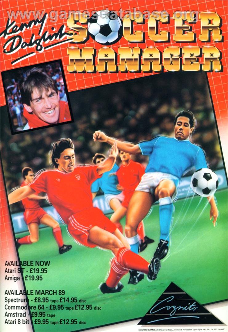 Kenny Dalglish Soccer Manager - Amstrad CPC - Artwork - Advert