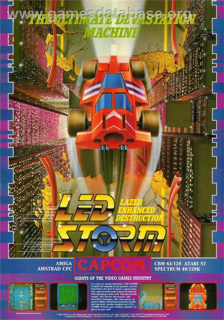 L.E.D. Storm - Amstrad CPC - Artwork - Advert